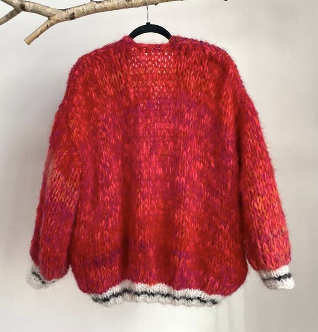 Mohair Cardigan College