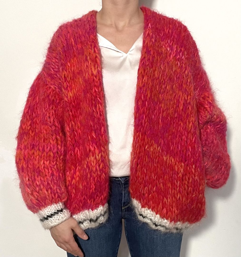 Mohair Cardigan College